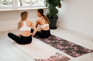 Yoga mats define your personal space. (Image via Unsplash/ Luna Active Fitness)